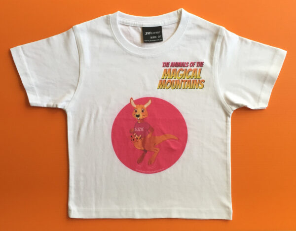 Suzie Roo pink circle t-shirt - The Animals of The Magical Mountains